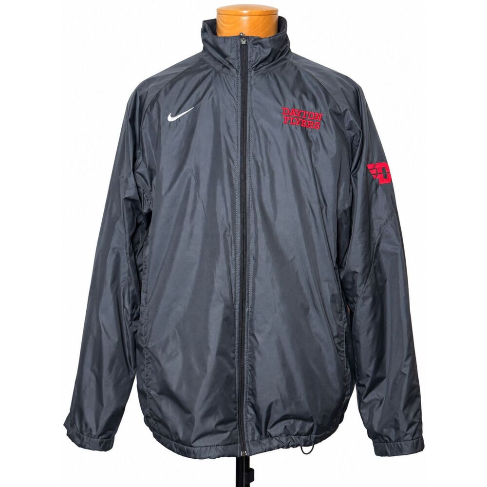 Nike Storm-FIT XL University of Dayton Flyers Jacket Fleece Lined Blue Full Zip